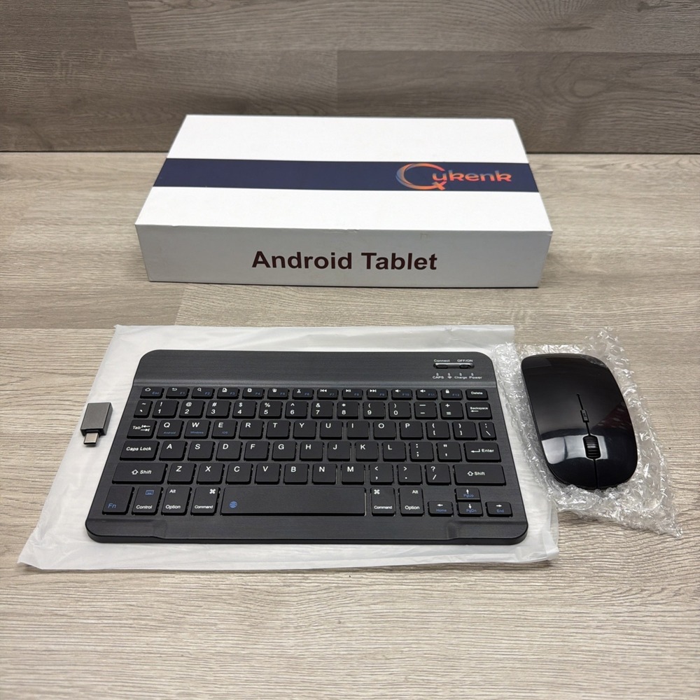 Ultrathin Wireless Bluetooth Keyboard for IOS, Android,‎ Windows W/ Mouse USB's